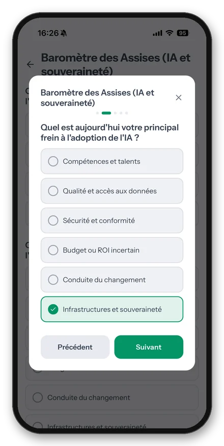 Capture de l’application OnEvent
