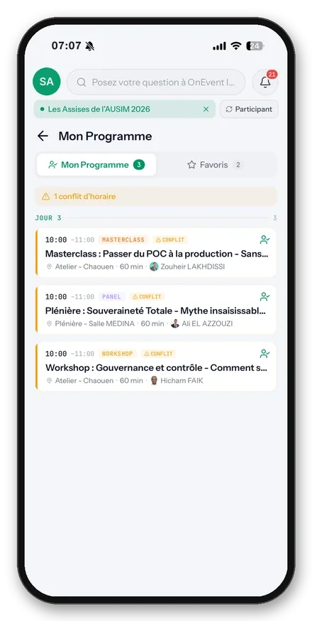 OnEvent app screenshot