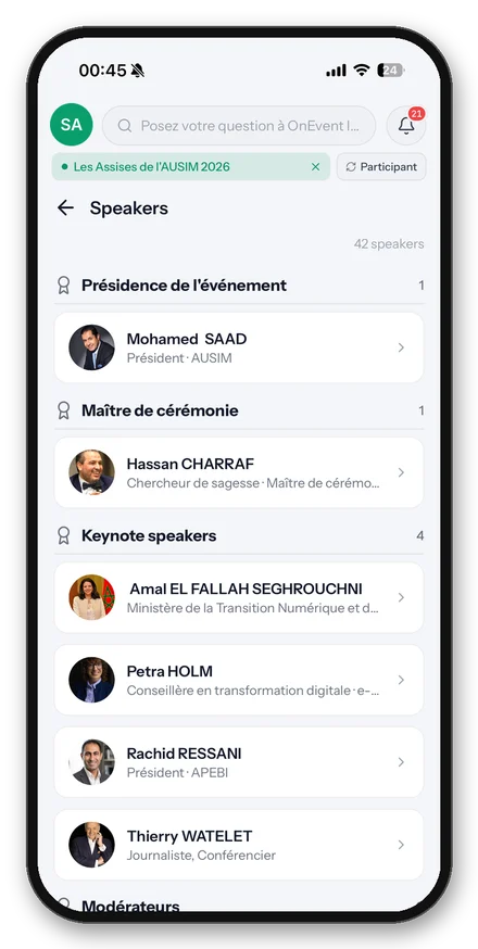 OnEvent app screenshot