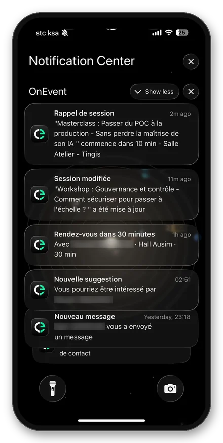 OnEvent app screenshot